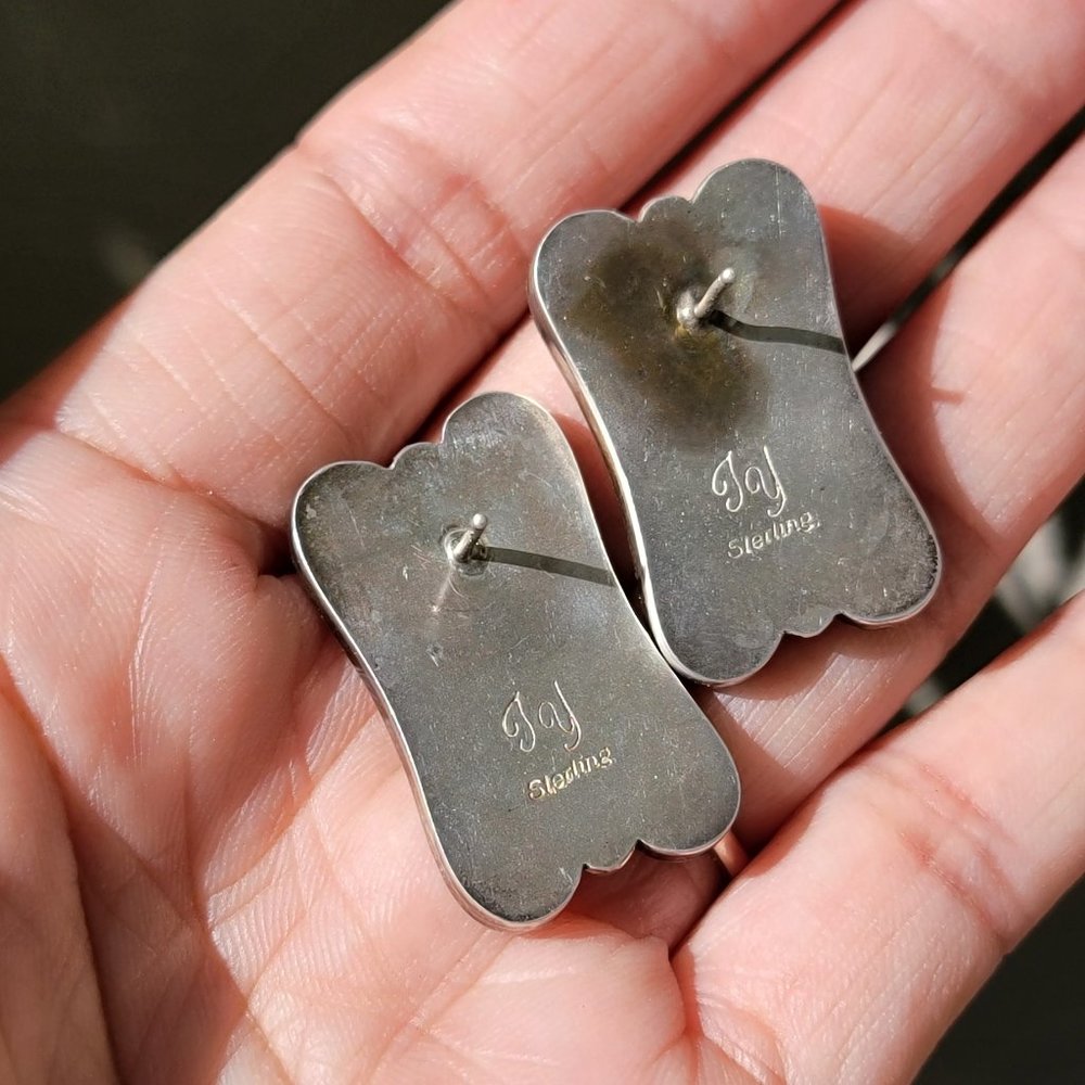 Solid 925 Sterling Silver Heavy Artisan Made Foss… - image 3